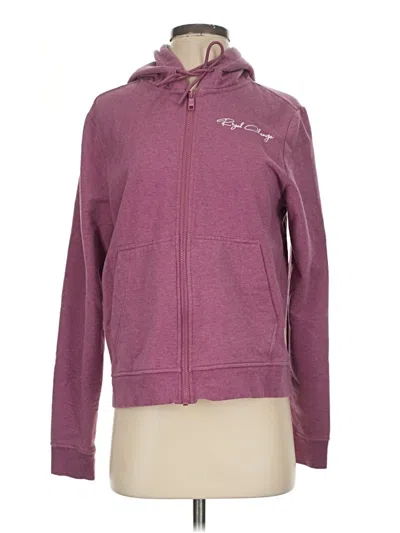 Pre-owned Assorted Brands Zip Up Hoodie In Purple