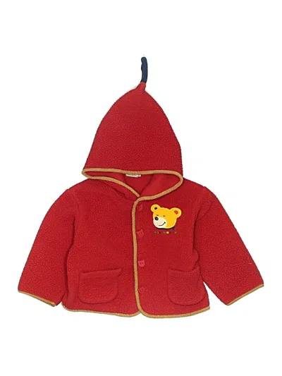 Pre-owned Assorted Brands Kids' Zip Up Hoodie In Red