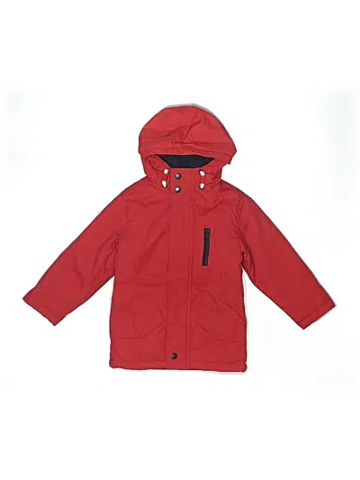 Pre-owned Assorted Brands Kids' Zip Up Hoodie In Red
