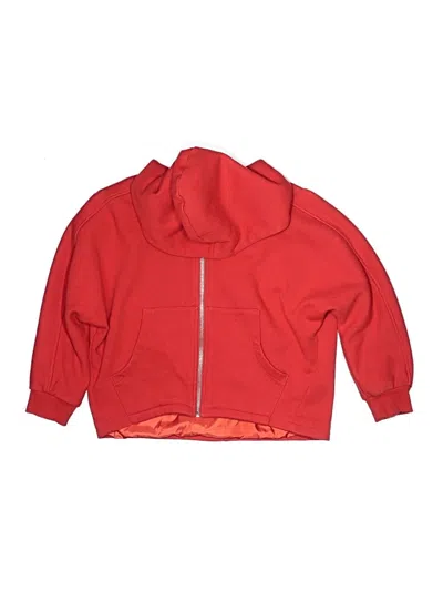 Pre-owned Assorted Brands Kids' Zip Up Hoodie In Red