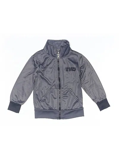 Pre-owned Assorted Brands Kids' Zip Up Hoodie In Silver