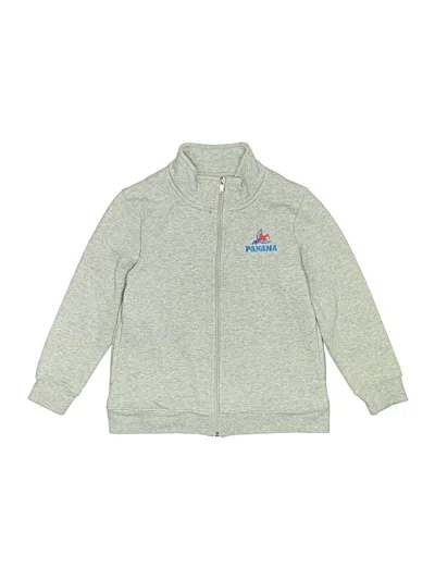 Pre-owned Assorted Brands Kids' Zip Up Hoodie In Silver