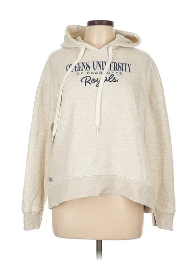 Pre-owned Assorted Brands Zip Up Hoodie In White