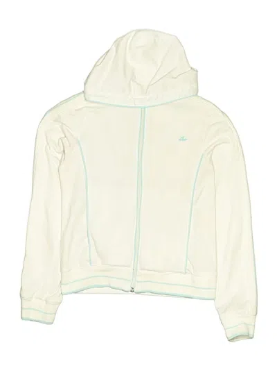 Pre-owned Assorted Brands Kids' Zip Up Hoodie In White