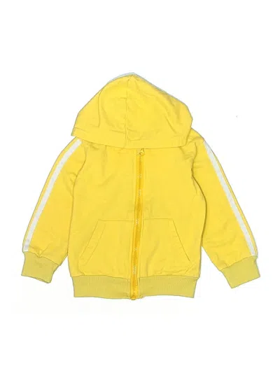 Pre-owned Assorted Brands Kids' Zip Up Hoodie In Yellow