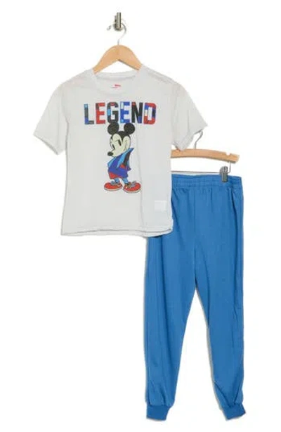 Assorted Kids' Disney Mickey Legend Graphic T-shirt & Joggers Set In White