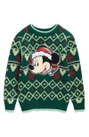 Assorted Kids' Mickey Christmas Sweater In Green