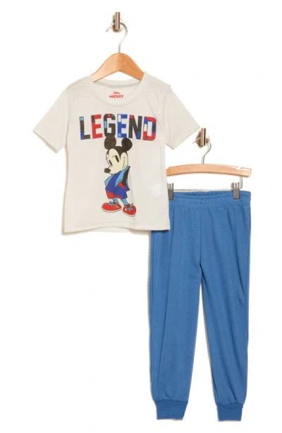 Assorted Kids' Mickey Legend Tee & Joggers Set In Grey