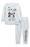 Assorted Kids' Peanuts Halloween Hoodie & Joggers In Gray
