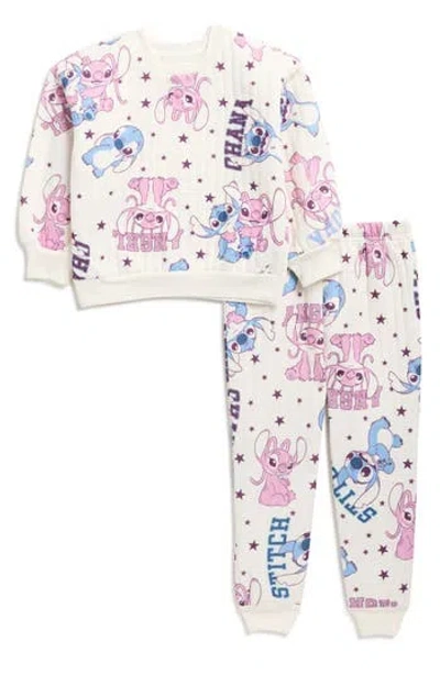 Assorted Kids' Stitch Pullover & Joggers In White