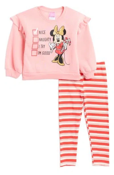Assorted X Disney® Kids' Minnie Mouse Holiday Top & Leggings Set
