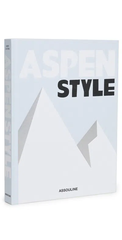 Assouline Aspen Style Book In Light Blue