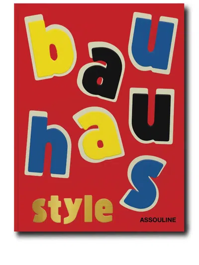 Assouline Bauhaus Style Book In Red