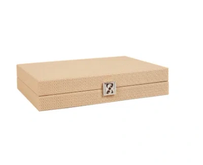 Assouline Carla Medium Chain Leather - Champagne