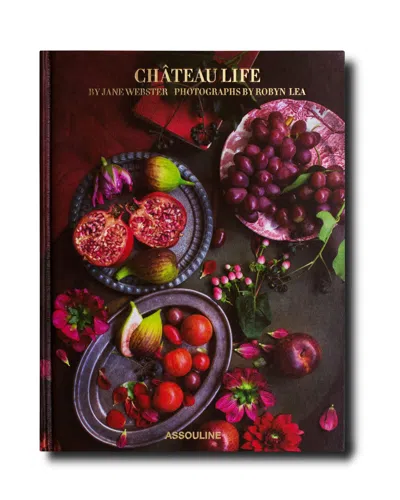 Assouline Chateau Life Book In Red