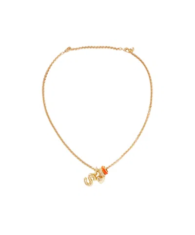 Assouline Chunky Threedimensional Initial Pendant In Gold