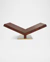 Assouline Walnut-leather Ultimate Collector Bookstand