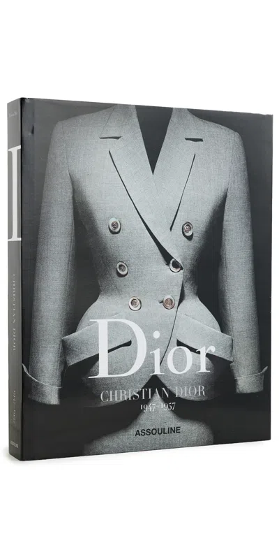 Assouline Dior By Christian Dior Book Black In Gray