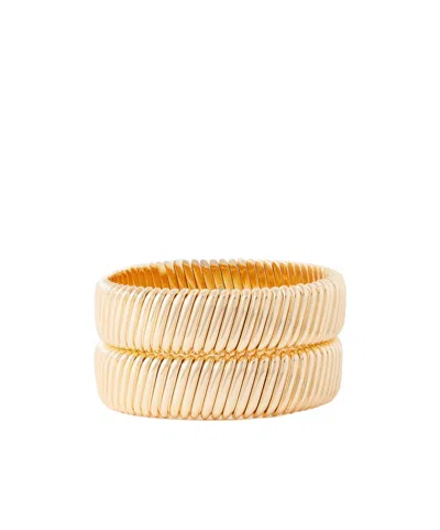 Assouline Double-band Bracelet In Gold