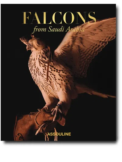 Assouline Falcons From Saudi Arabia Hardcover Book In Black