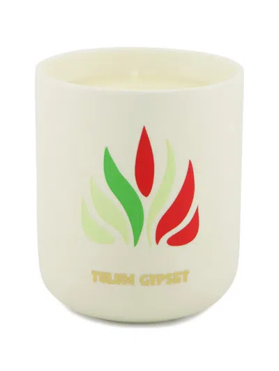 Assouline Gypset Printed Candle In White