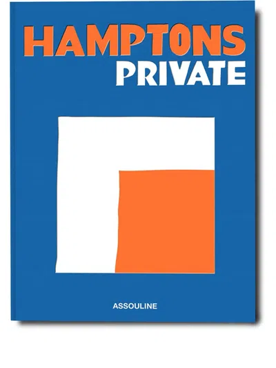 Assouline Hamptons Private Book In Blue