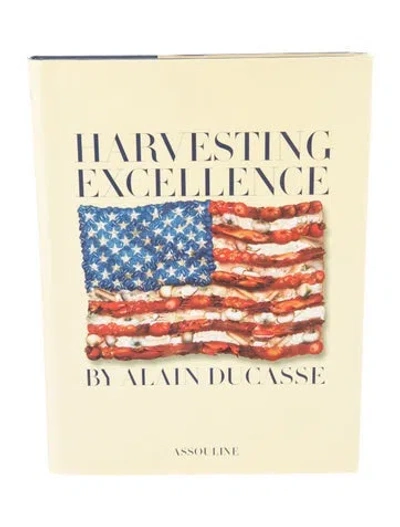 Pre-owned Assouline 'harvesting Excellence' Book In Yellow