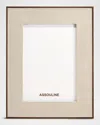 Assouline Heritage Leather Frame, 5" X 7" In Multi