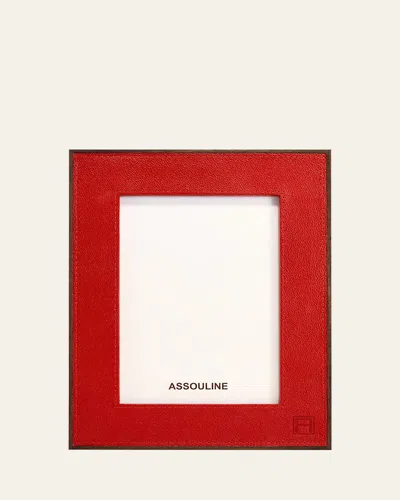 Assouline Heritage Leather Picture Frame, 5" X 7"