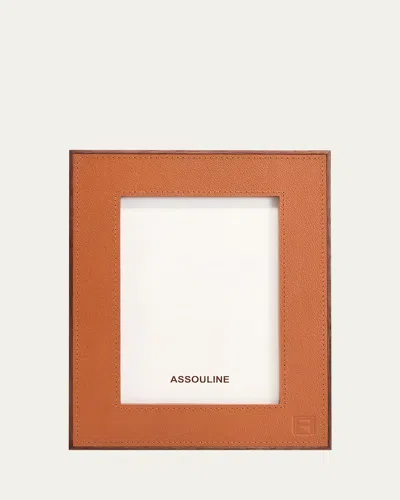 Assouline Heritage Leather Picture Frame, 5" X 7"