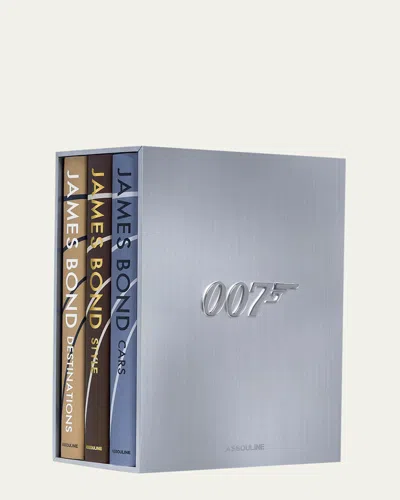 Assouline James Bond Trilogy With Special Edition Slipcase Collection In Multi