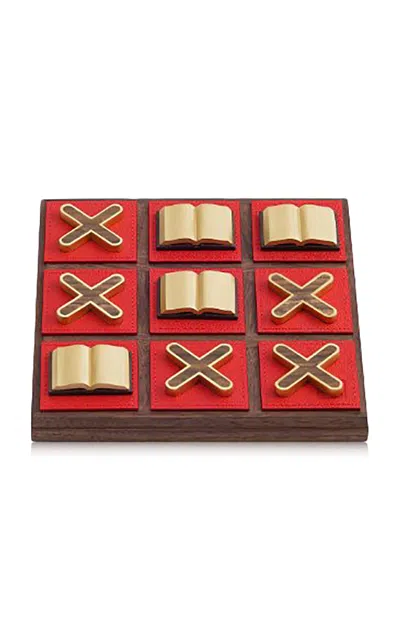 Assouline - Library Tic-tac-toe - Red - Red