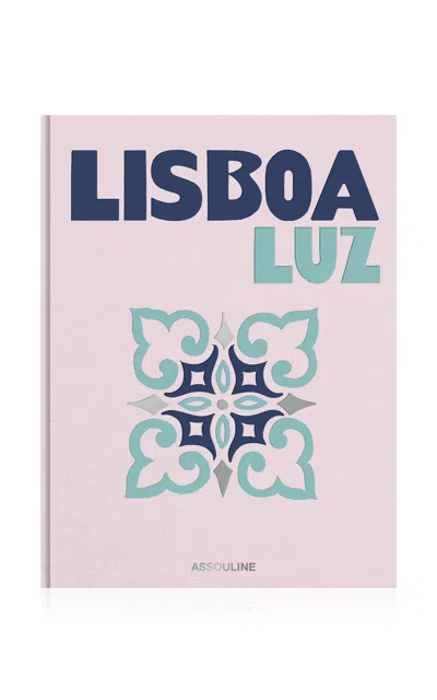 Assouline Lisboa Luz Book In Pink