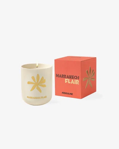 Assouline Marrakech Flair - Travel From Home Candle In Neutral