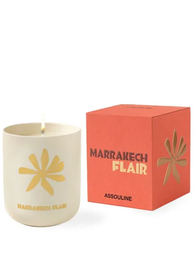 Assouline Travel From Home Marrakech Flair Scented Candle In Neutral