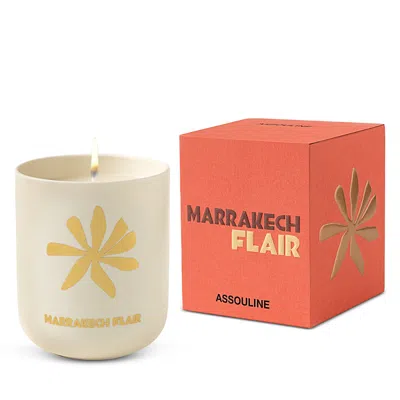 Assouline Travel From Home Marrakech Flair Scented Candle In Neutral