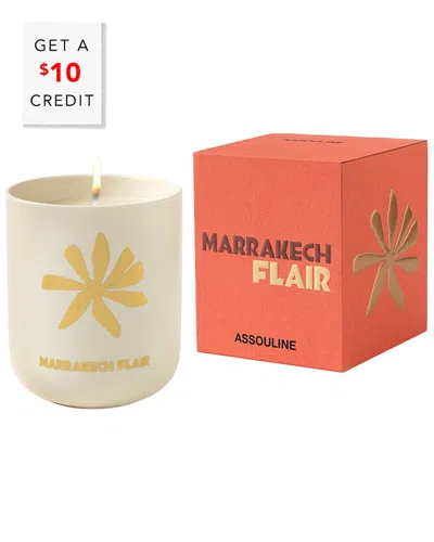 Assouline Travel From Home Marrakech Flair Scented Candle In Neutral