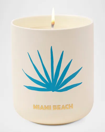 Assouline Miami Beach Travel From Home Candle In Transparent
