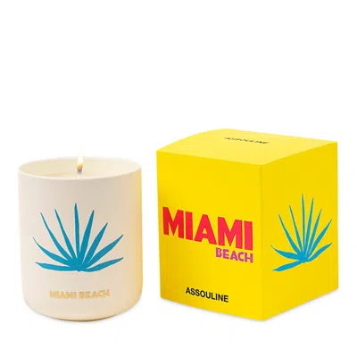 ASSOULINE MIAMI BEACH TRAVEL FROM HOME SCENTED CANDLE, 11.25 OZ.