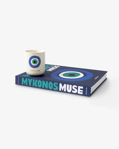 Assouline Mykonos Muse - Candle And Book Gift Set
