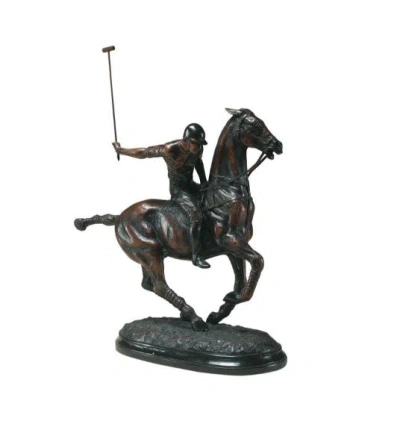 Assouline Nearside Polo Player In Black