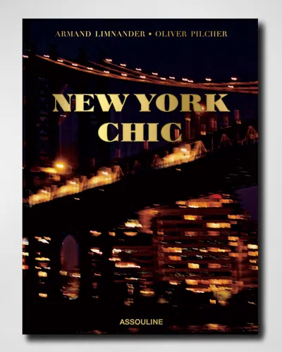 Assouline New York Chic Book In Burgundy