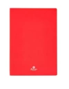 Assouline Notebook Milano - Franzi -19x25 - Fire Red- Silver Edge