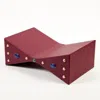 Assouline Papillon Bookstand With Lapis Lazuli - Floater - Burgundy