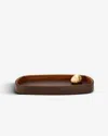 Assouline Pebble Accessory Tray - Brown