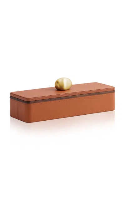 Assouline - Pebble Domino Set - Camel - Brown