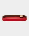 Assouline Pebble Leather Accessory Tray
