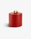 Assouline Pebble Tall Leather Trinket Box