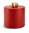Assouline Pebble Tall Leather Trinket Box