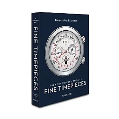Assouline Publishing The Connoisseur's Guide To Fine Timepieces: European Watch Company Book In Blue